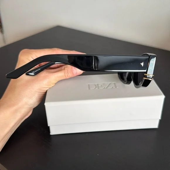 DEZI Cuffed 53mm Square Sunglasses - Picture 5 of 7